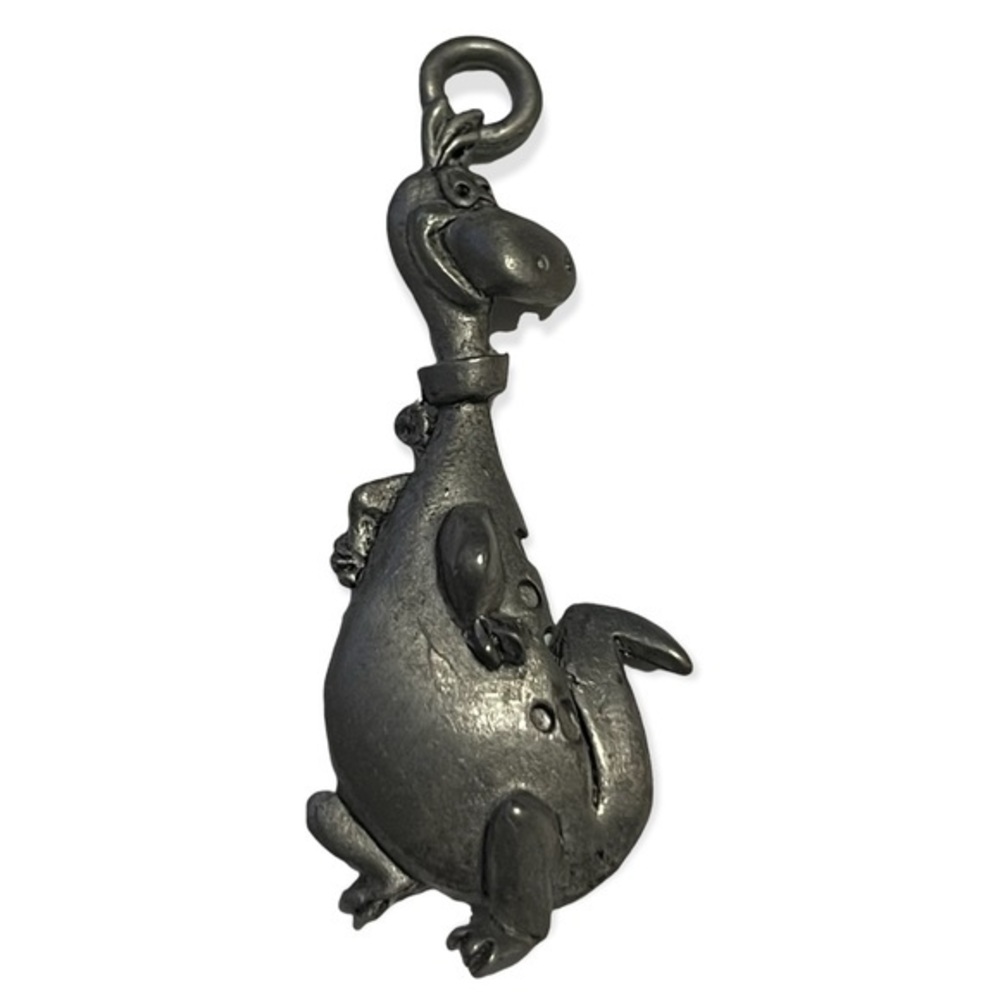 GIFTED Vintage Flintstones Dino & Green Gazoo Pendant Set - Picture 3 of 4